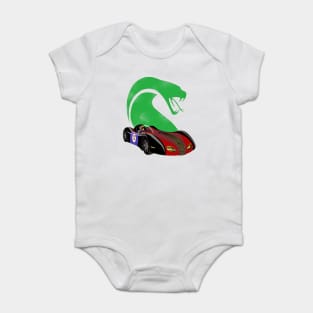 Snake Oiler - Green Distressed Baby Bodysuit